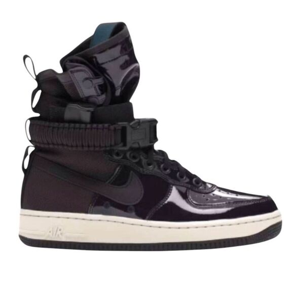 NIKE SF Air Force 1 High "Ruby Rose Force Is Female Port Wine" Sneakers Size 8.5 - Picture 1 of 11